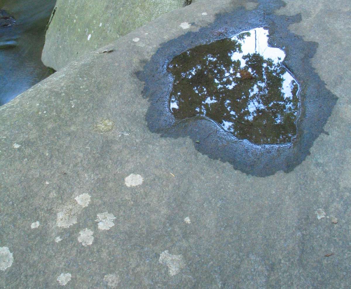 Reflection in the water on a rock at Saint Peter's Village
Image © Frederick Monsimer
